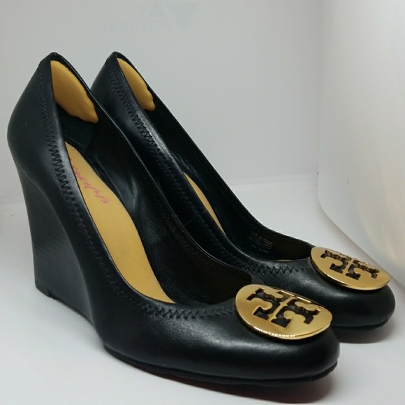 Tory Burch Shoes - Tory Burch Leather Wedges